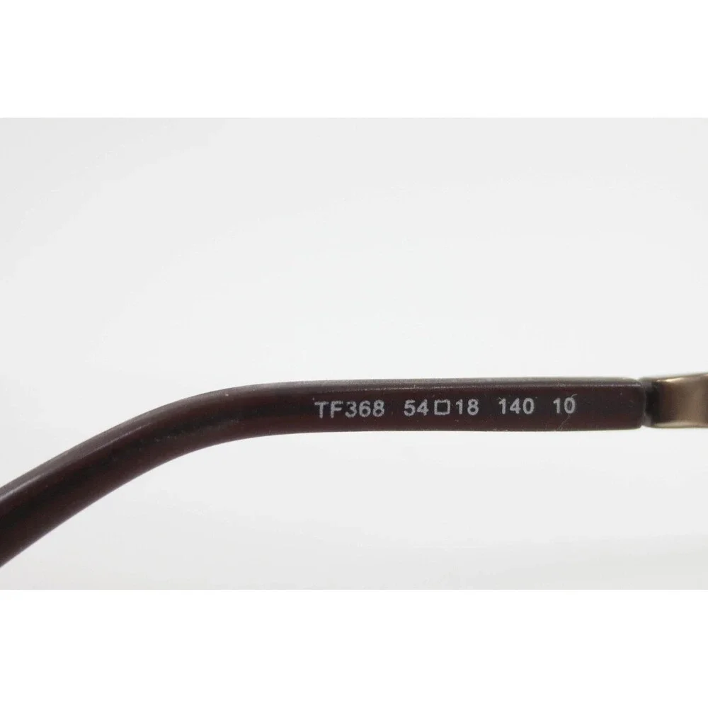 Turboflex TF368 Eyeglass Frames Bronze Brown Rectangular Metal 54-18-140 Mens
